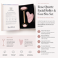 Rose Quartz Facial Roller & Gua Sha Set