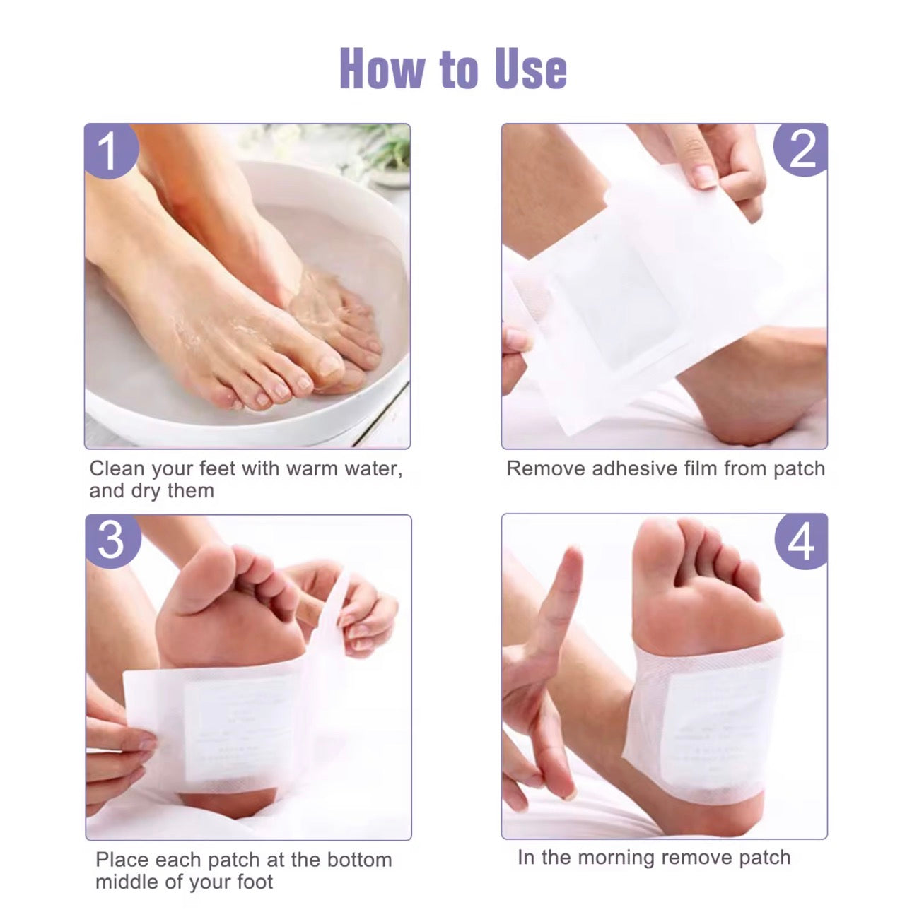 2 in 1 Foot Detox Patch