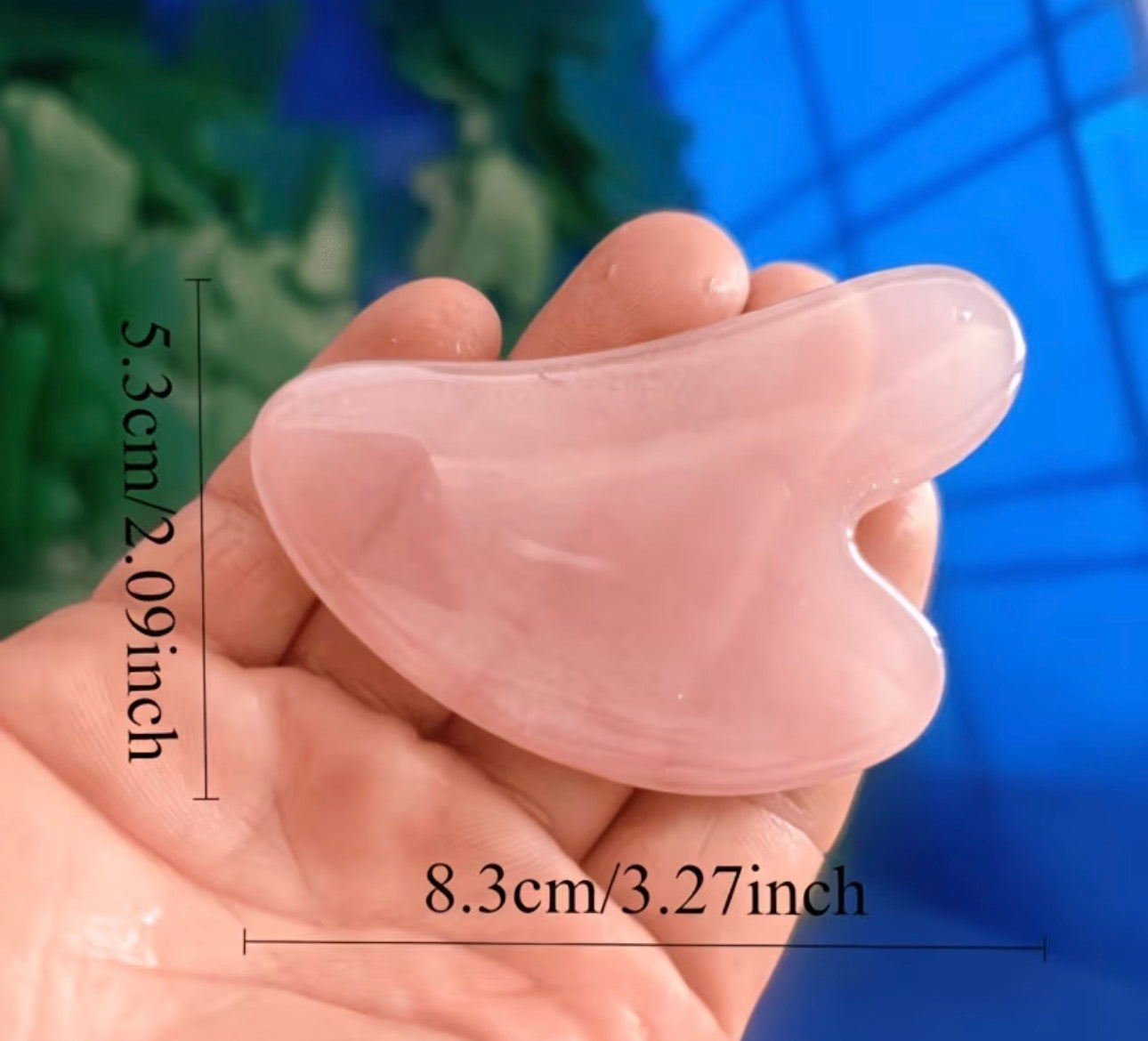 Rose Quartz Facial Roller & Gua Sha Set