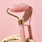 Rose Quartz Facial Roller & Gua Sha Set