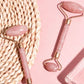 Rose Quartz Facial Roller & Gua Sha Set