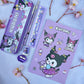 Stationery Set( Kuromi, Cinnamaroll, My Melody)