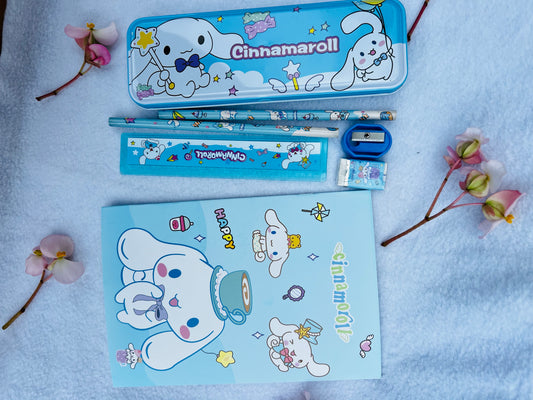 Stationery Set( Kuromi, Cinnamaroll, My Melody)